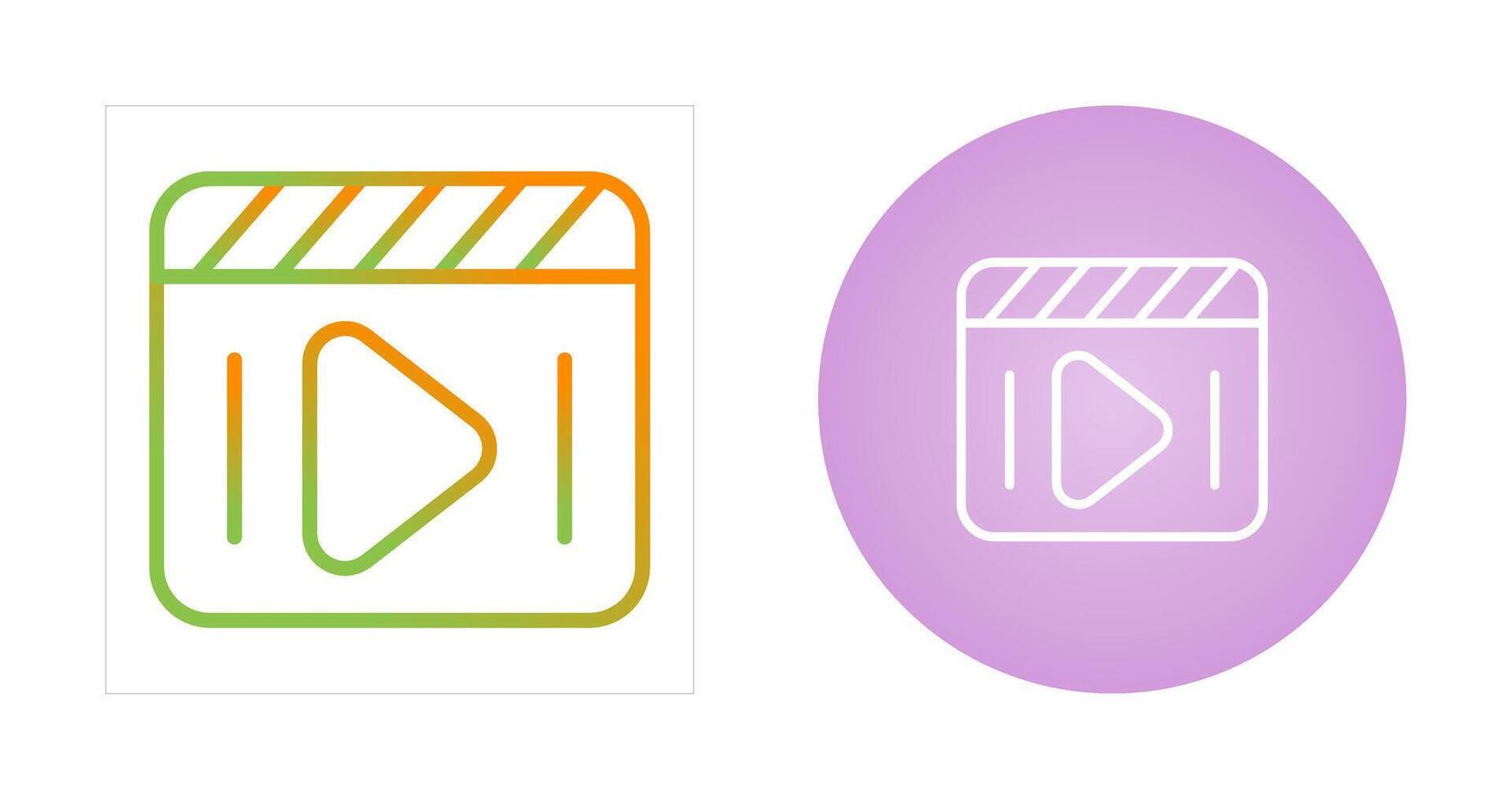 Clapperboard Vector Icon