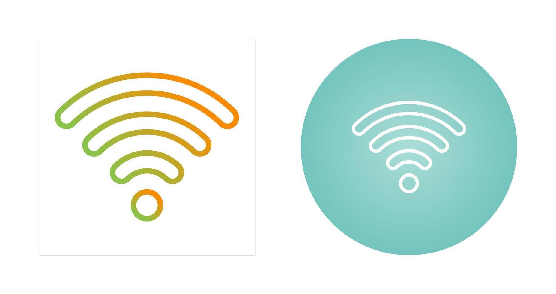 icono de vector de señal wifi