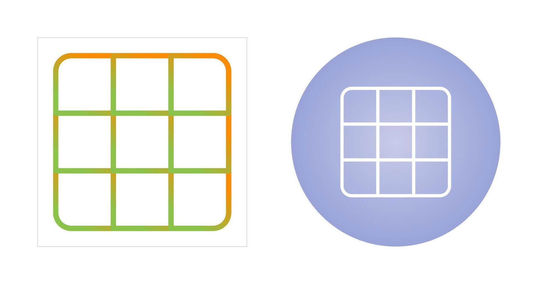 Rubik's cube Vector Icon