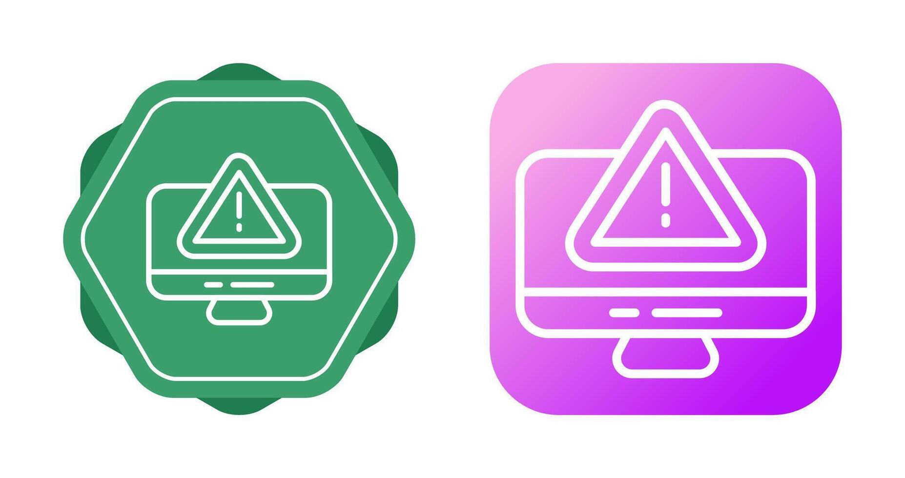 Cyber Danger Vector Icon