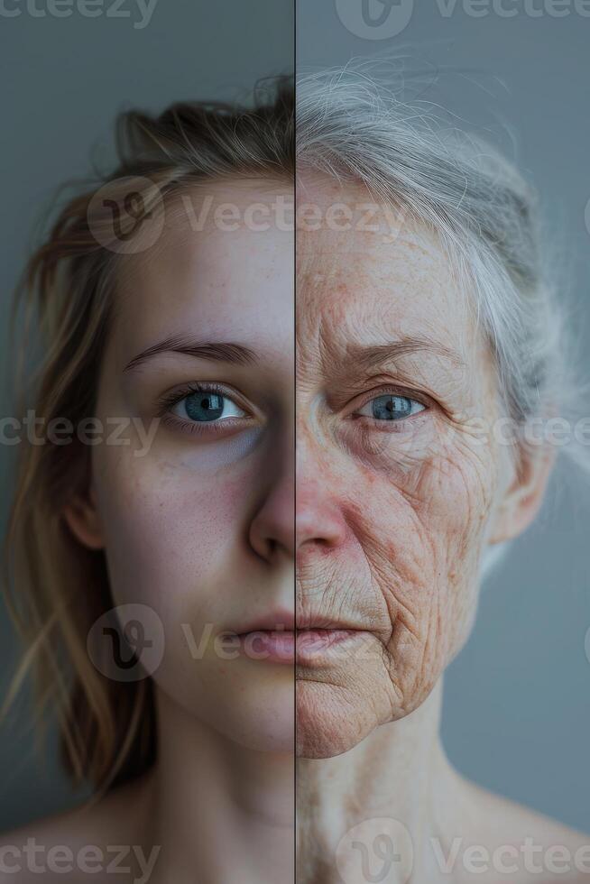 AI generated The Beauty of Aging Created With Generative AI Technology photo