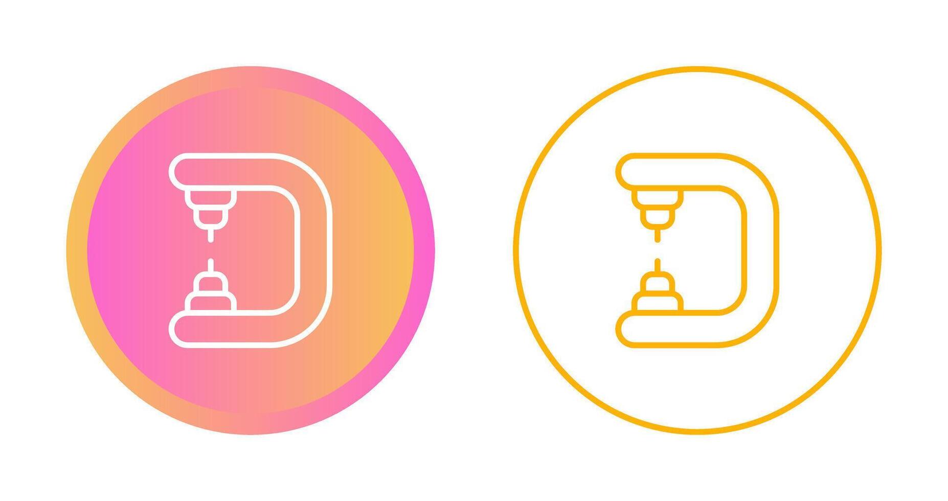 Drill press Vector Icon