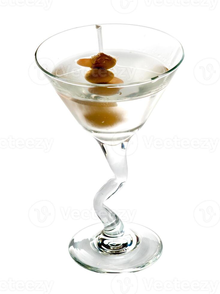 Martini dry  on white photo