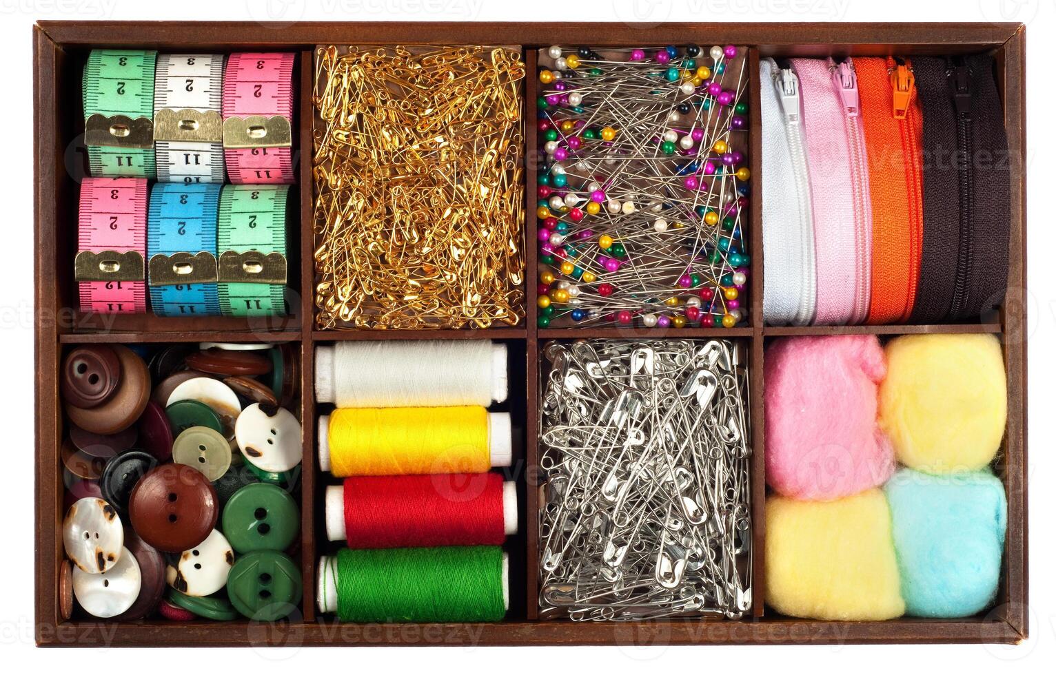 Tailoring materials assortment photo