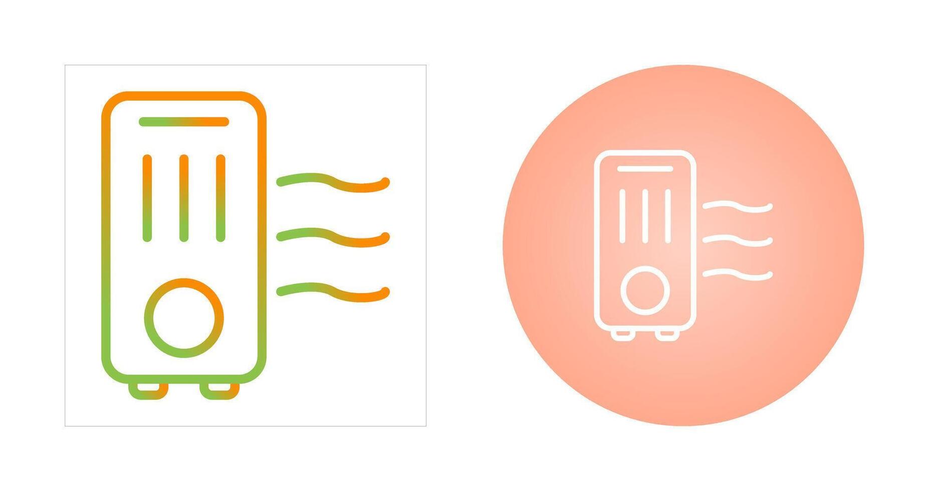 Portable Air Purifier Vector Icon