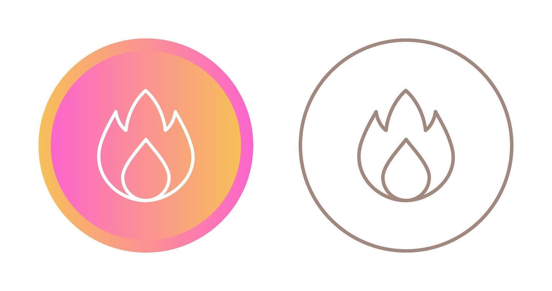 Flame Vector Icon