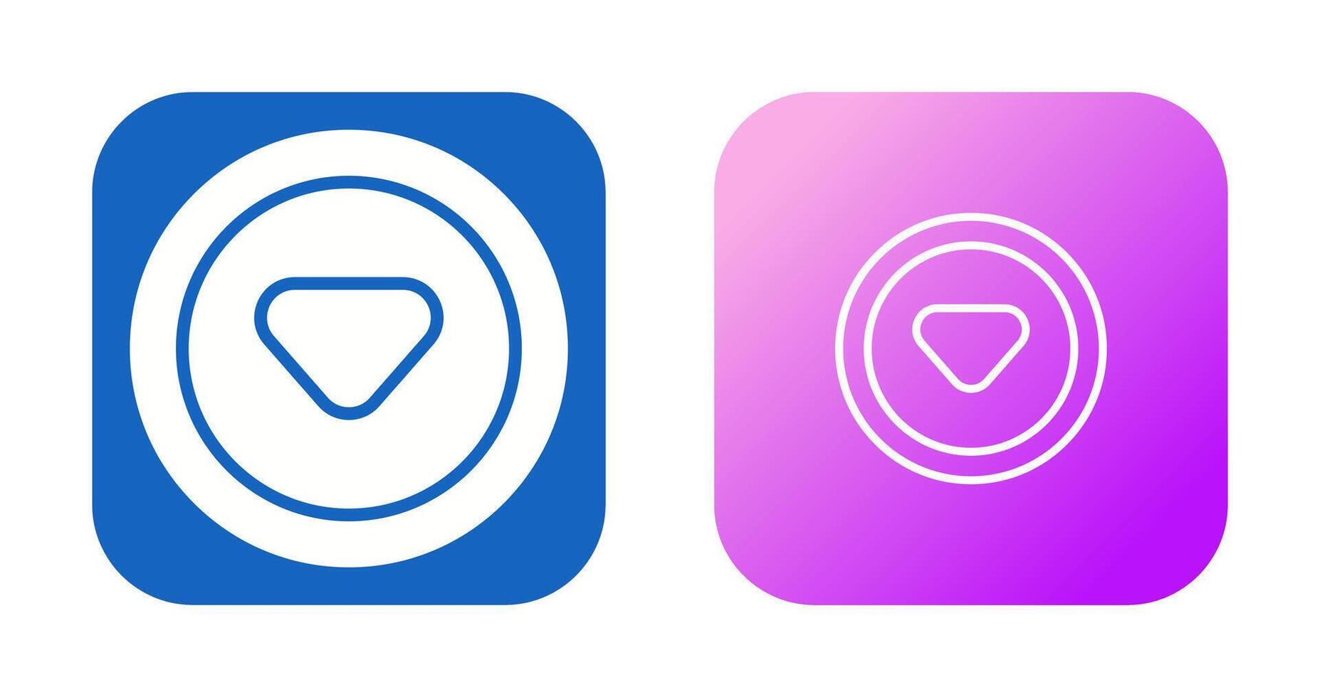 Caret Down Vector Icon