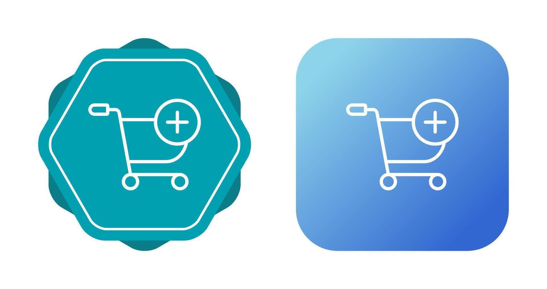 icono de vector de carrito de compras