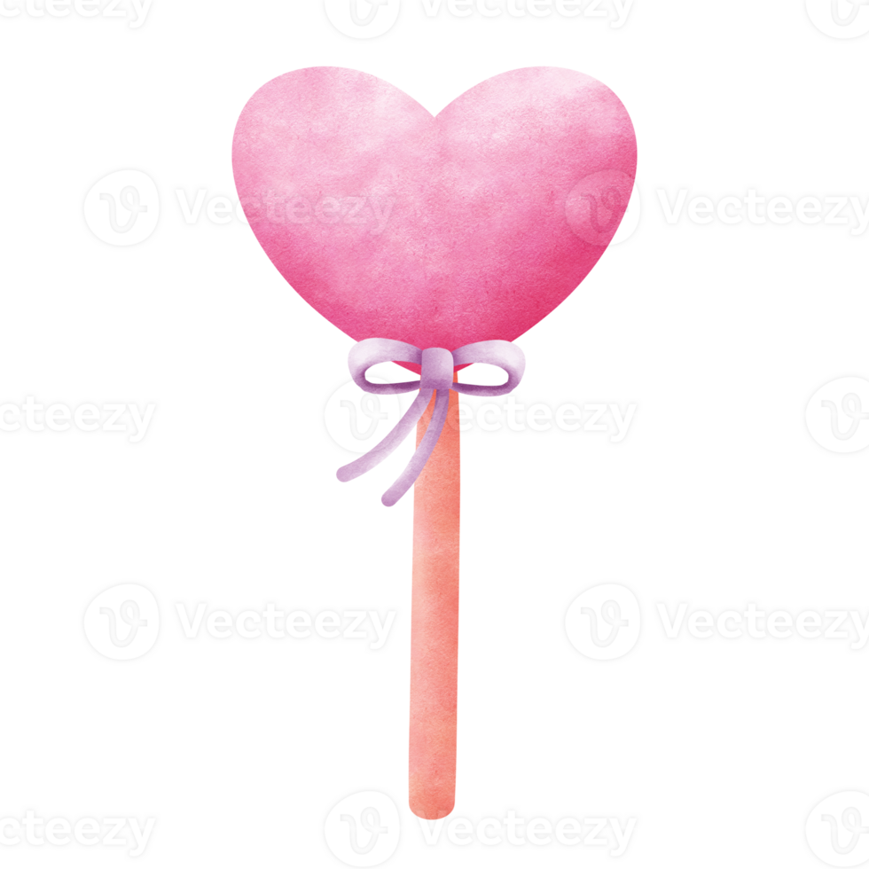Candy heart water color. png