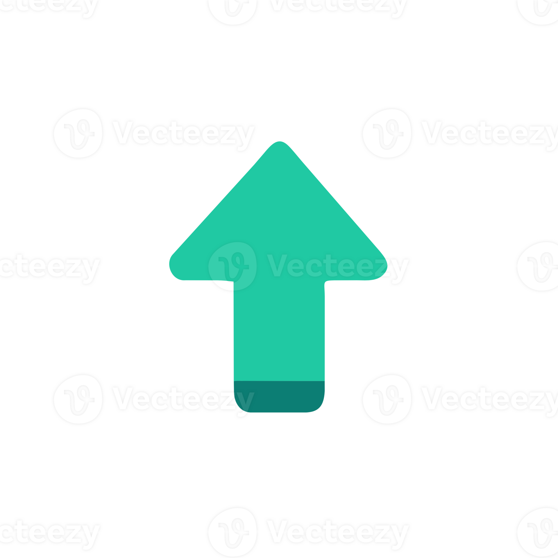 AI generated green up arrow 39300789 PNG