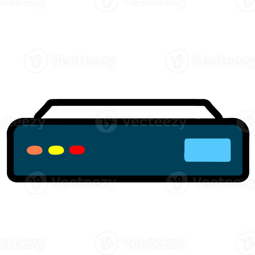 AI generated icon printer scanner png