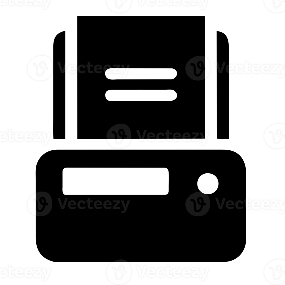 AI generated icon printer scanner png