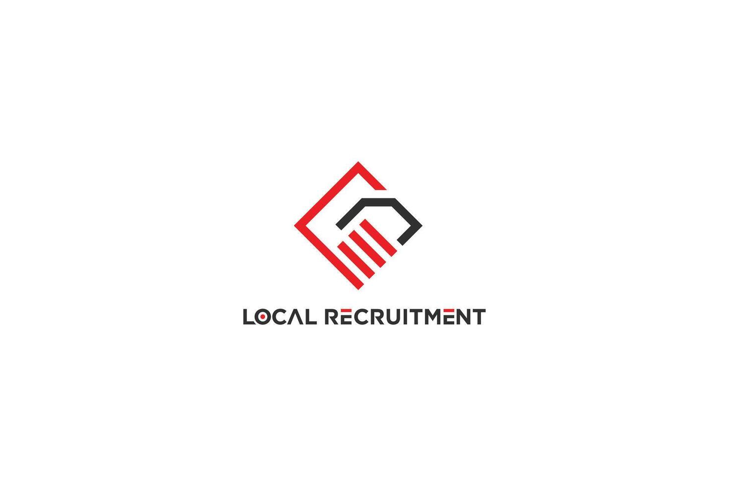 Handshake and deal minimal logo vector