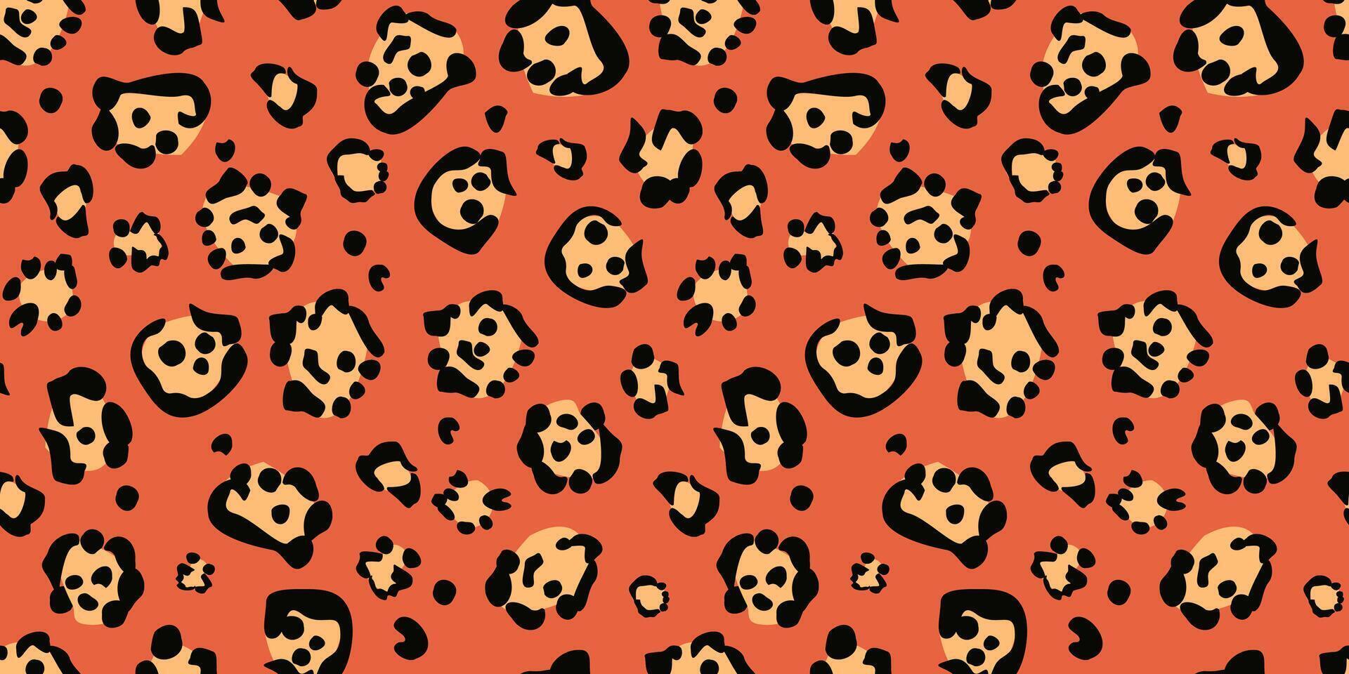 Red Leopard Print Vector Art, Icons, and Graphics for Free Download