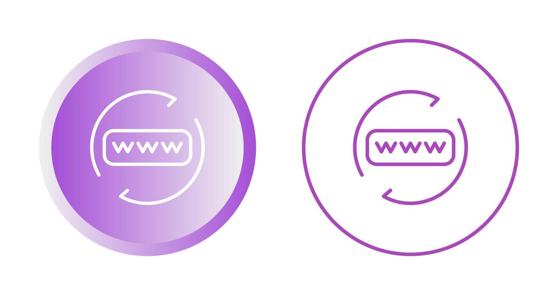Domain Renewal Vector Icon