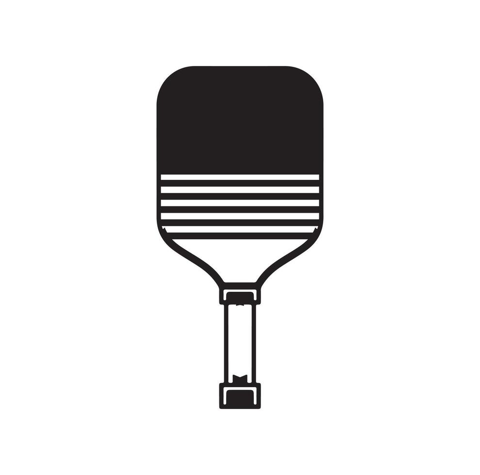 Pickleball paddle Vector Illustration. Pickleball Paddle and Ball Vector,  Clipart of Pickleball, Pickleball Bat and Symbol