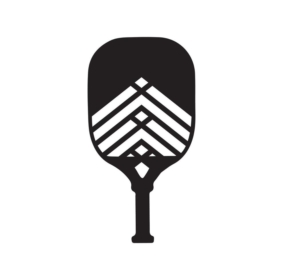 Pickleball paddle Vector Illustration. Pickleball Paddle and Ball Vector,  Clipart of Pickleball, Pickleball Bat and Symbol