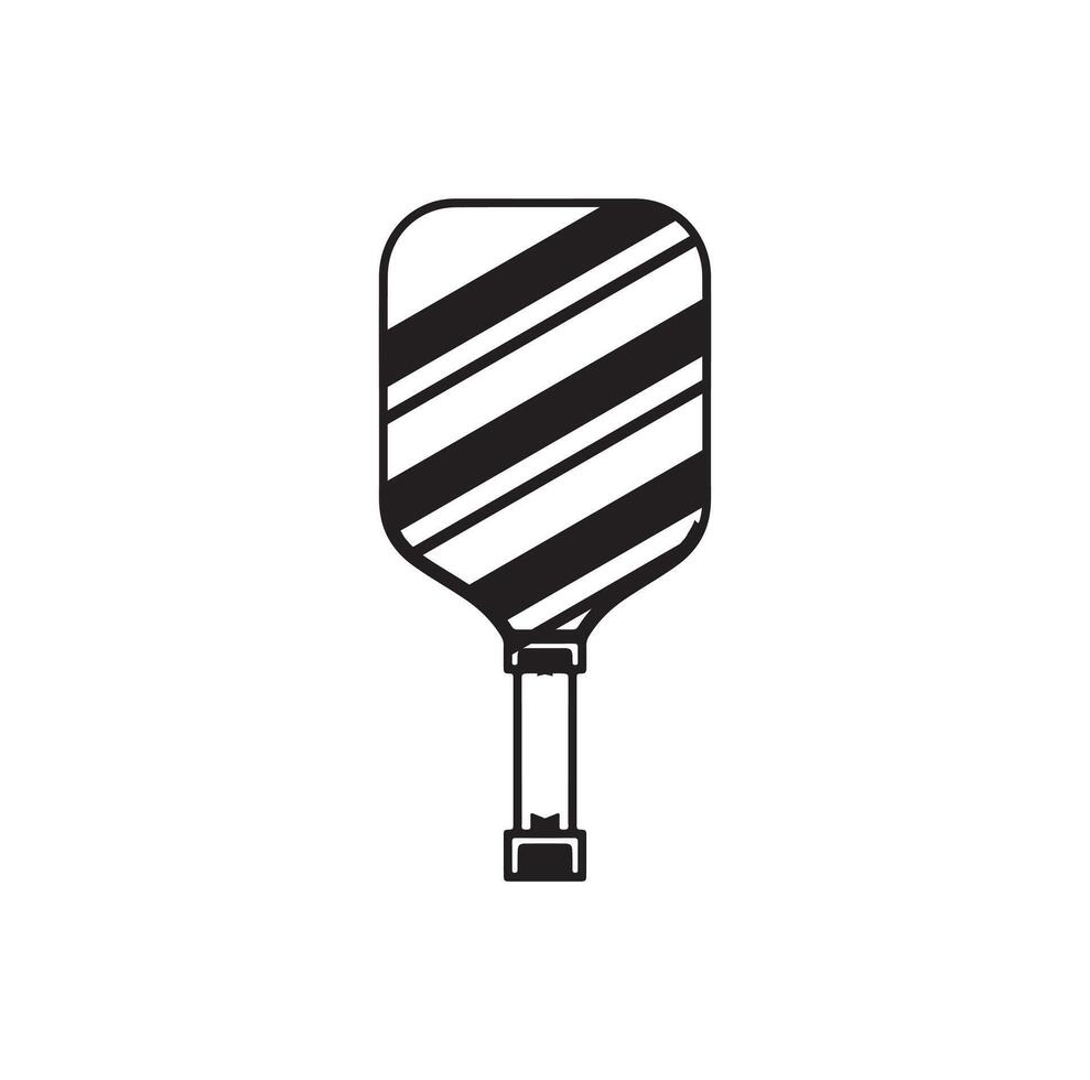Pickleball paddle Vector Illustration. Pickleball Paddle and Ball Vector,  Clipart of Pickleball, Pickleball Bat and Symbol
