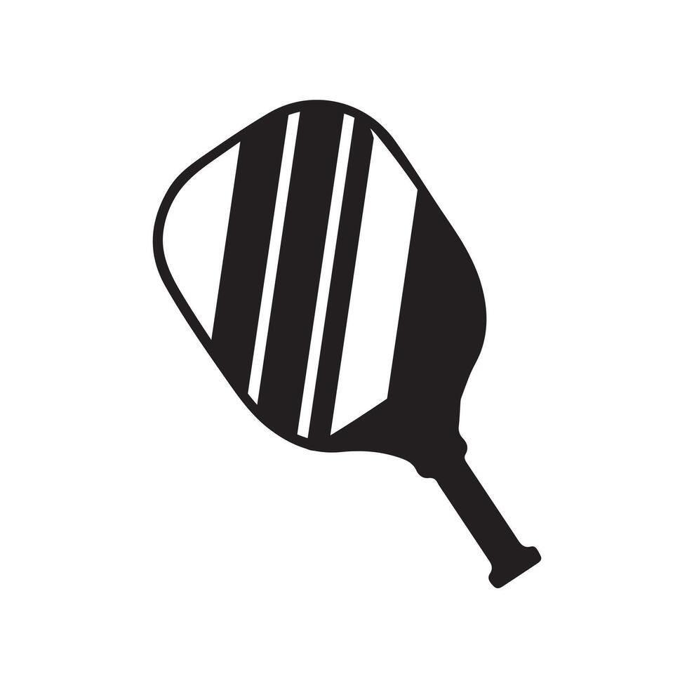 Pickleball paddle Vector Illustration. Pickleball Paddle and Ball Vector,  Clipart of Pickleball, Pickleball Bat and Symbol