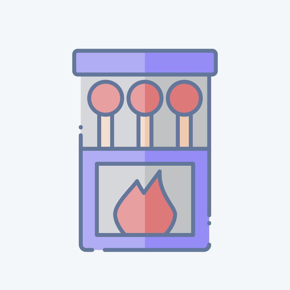 Icon Match. related to Picnic symbol. doodle style. simple design editable. simple illustration vector