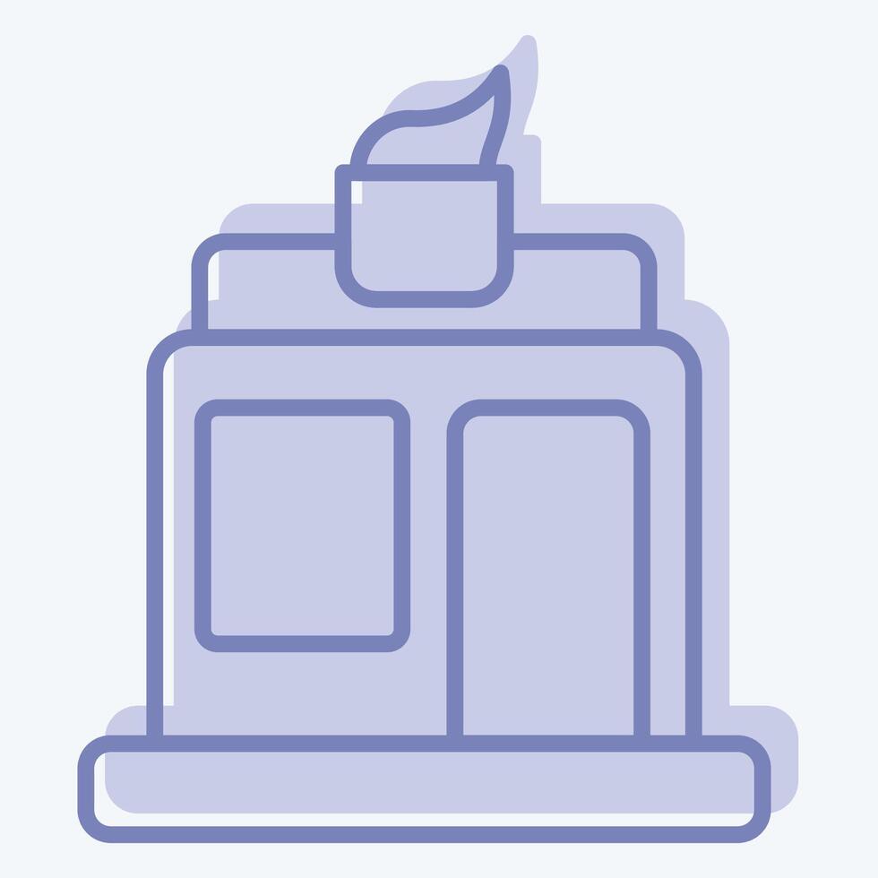 Icon Beauty Shop. related to Fashion symbol. two tone style. simple design editable. simple illustration vector