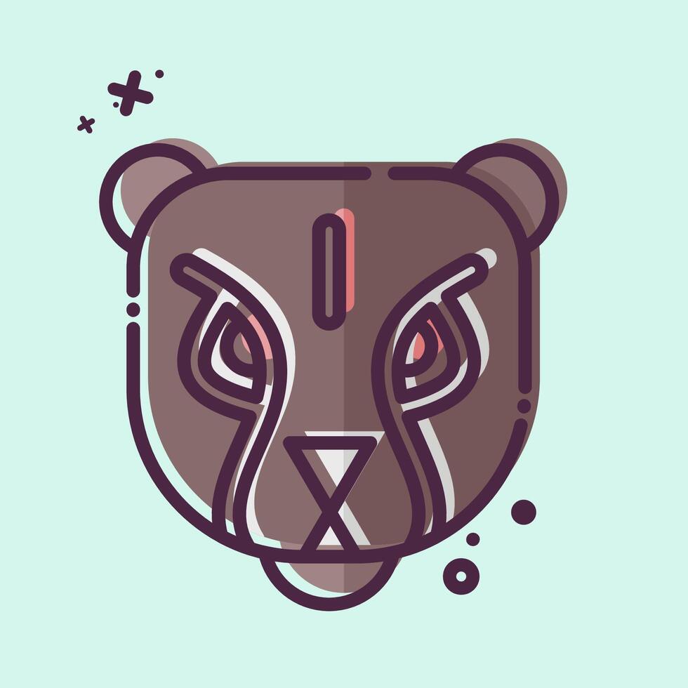 Icon Puma. related to Kenya symbol. MBE style. simple design editable. simple illustration vector