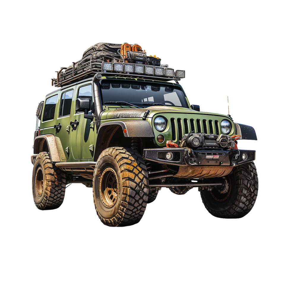 ai généré jeep, jeep png, jeep avec transparent Contexte png