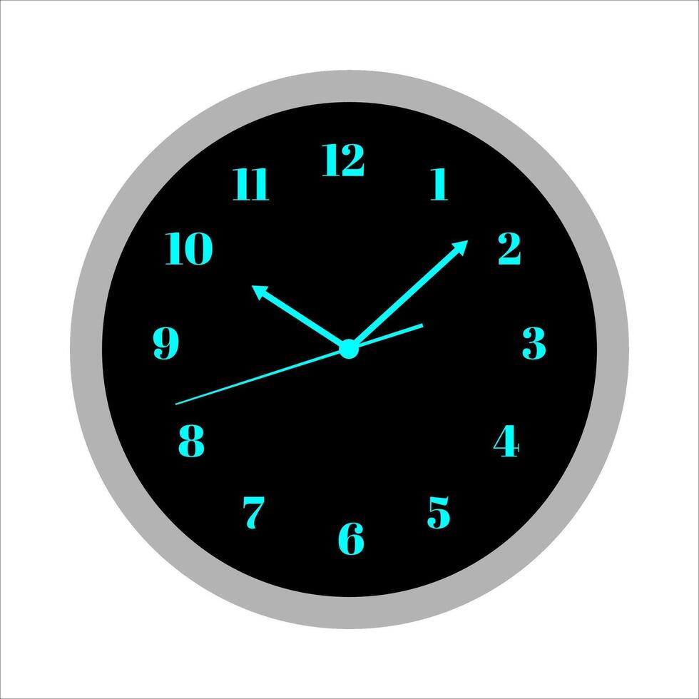 Vector Set of Office Wall Clocks of various shapes Design Template Isolated on White background. Dial with Roman numerals. Wall Clock Mock-up for Branding and Advertising Isolated. Watch Face Design