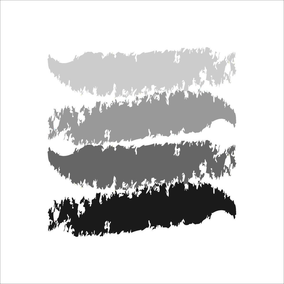 Derecho horizontal línea carbón lápiz. vector conjunto de negro Escribiendo trazos vistoso y clasificado carbón textura líneas, aislado en blanco antecedentes