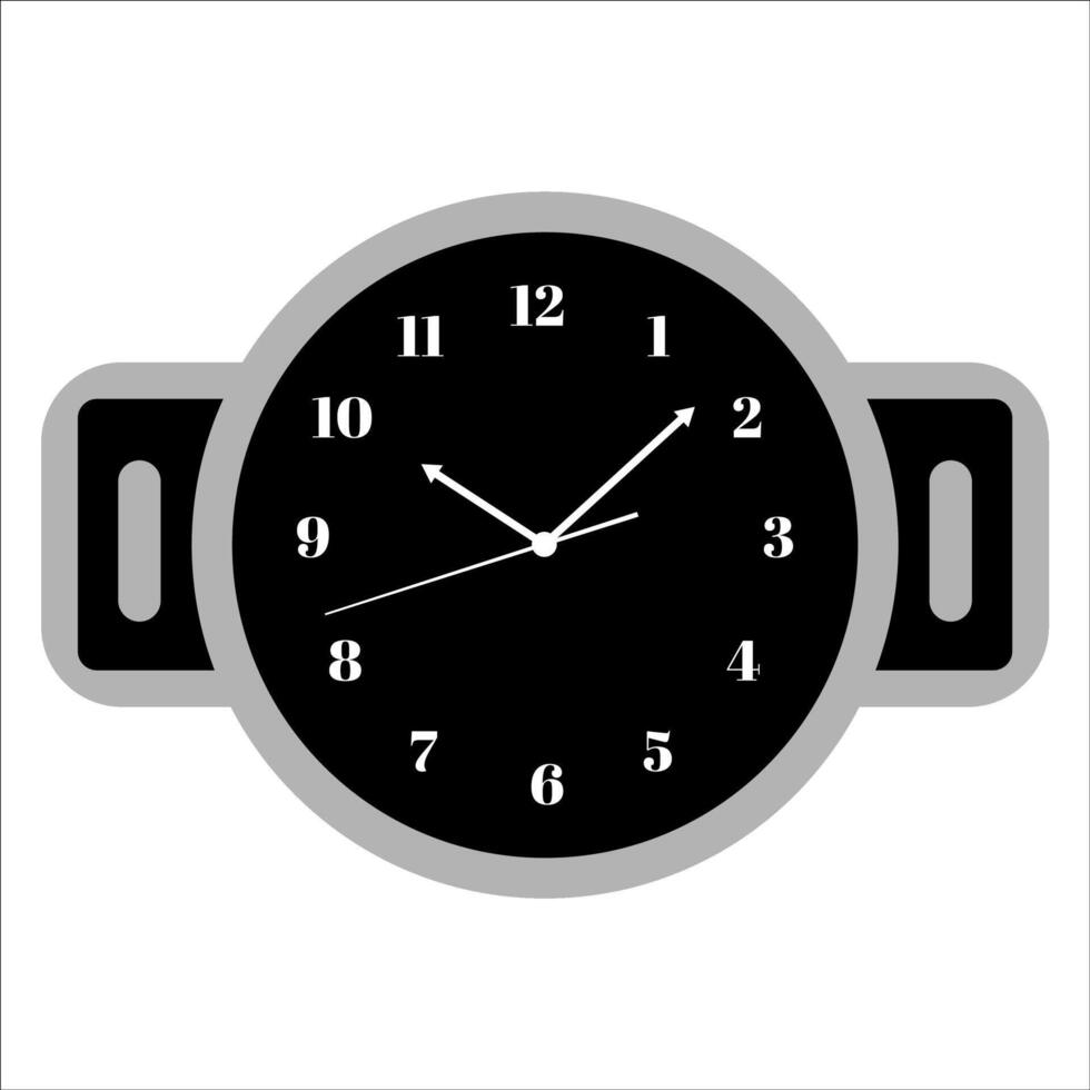 vector conjunto de oficina pared relojes de varios formas diseño modelo aislado en blanco antecedentes. marcar con romano numerales pared reloj Bosquejo para marca y publicidad aislado. reloj cara diseño