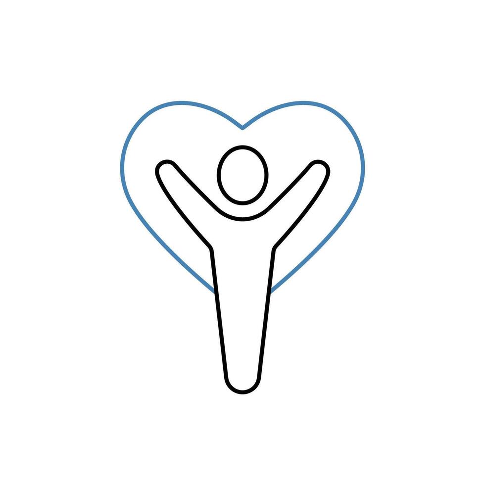 wellness concept line icon. Simple element illustration.wellness concept outline symbol de sign. vector