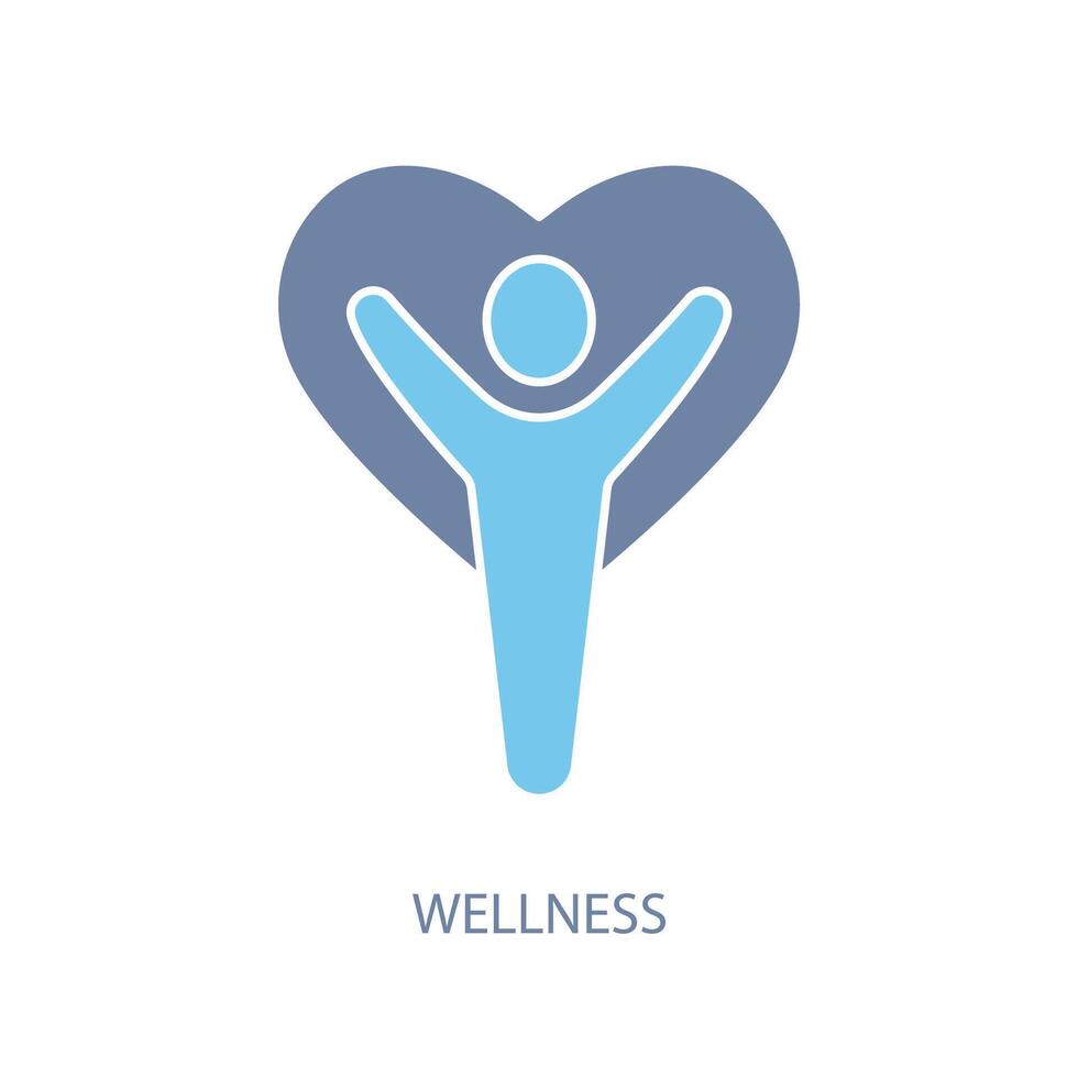 wellness concept line icon. Simple element illustration.wellness concept outline symbol de sign. vector
