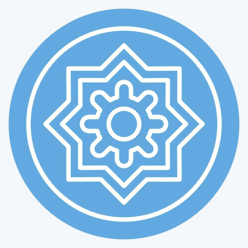 Icon Decoration. related to Kenya symbol. blue eyes style. simple design editable. simple illustration vector