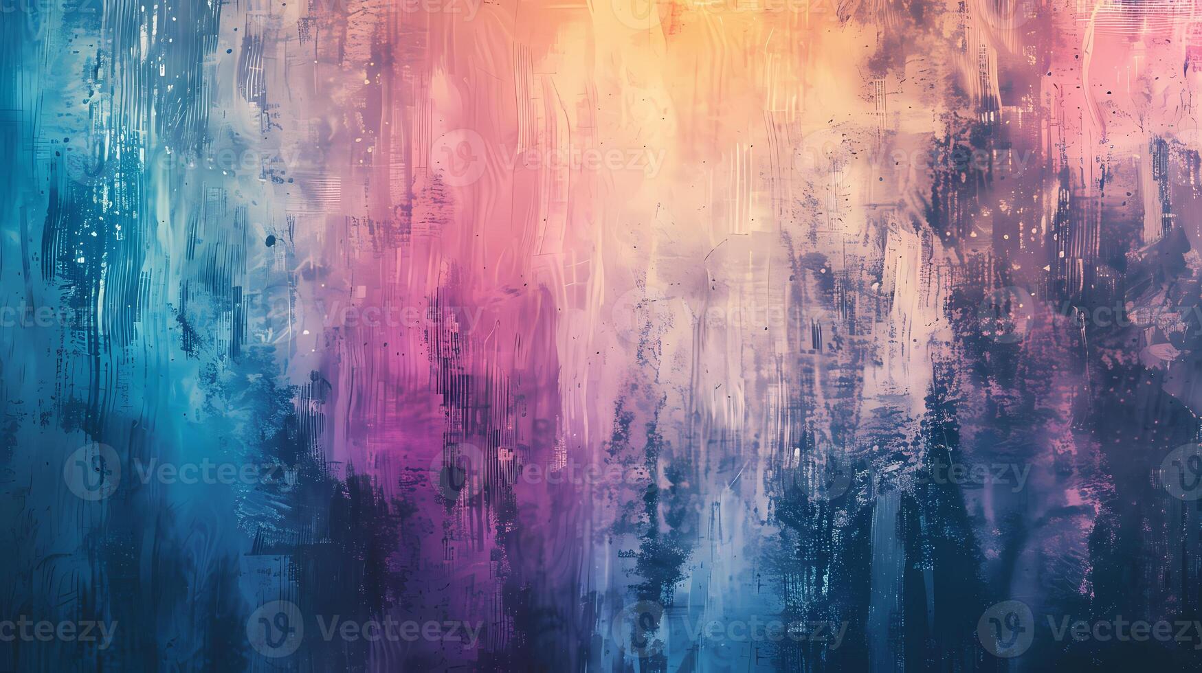 AI generated colorful retro abstract background photo