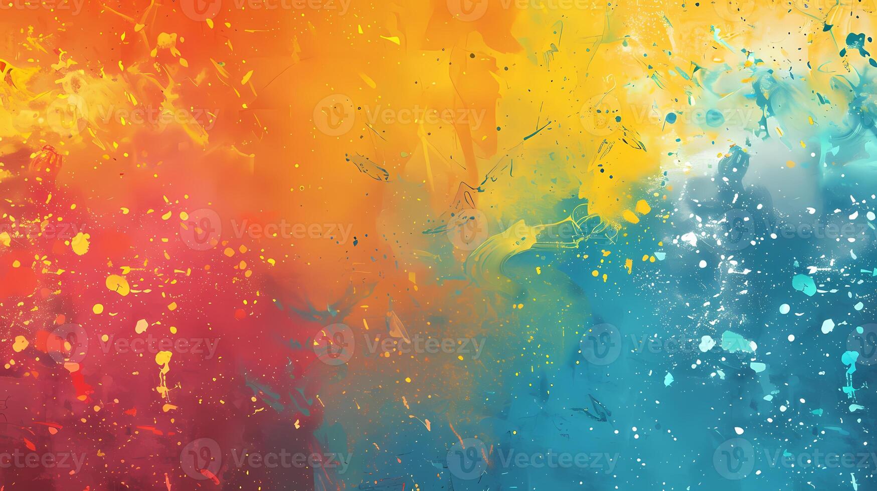 AI generated colorful retro abstract background photo