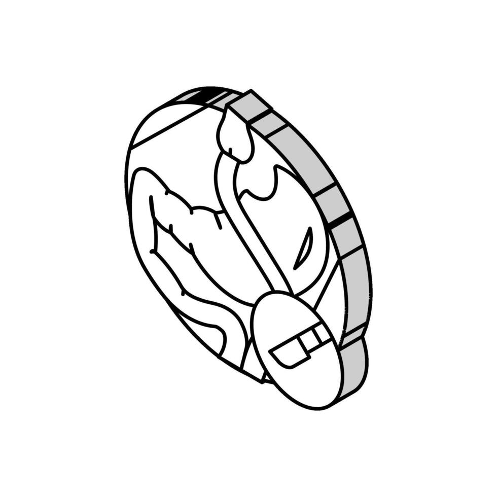 gastric bypass gastroenterologist isometric icon vector illustration