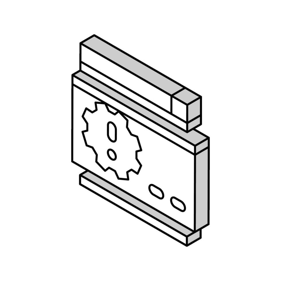 identification risk isometric icon vector illustration