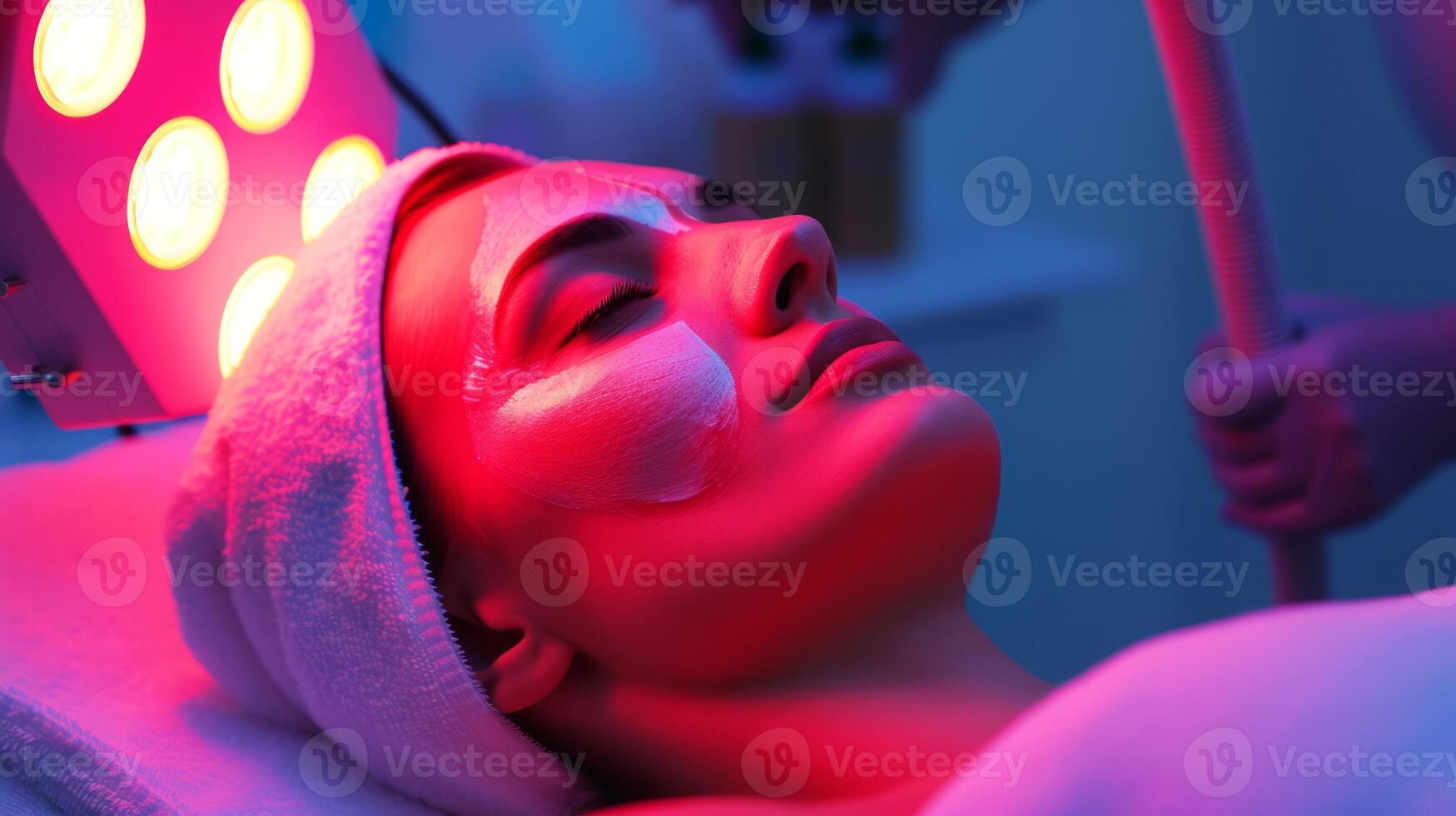 AI generated Serenity in Self-Care A Tranquil Spa Experience Illuminated by Soft, Warm Lights Promoting Wellness and Relaxation photo