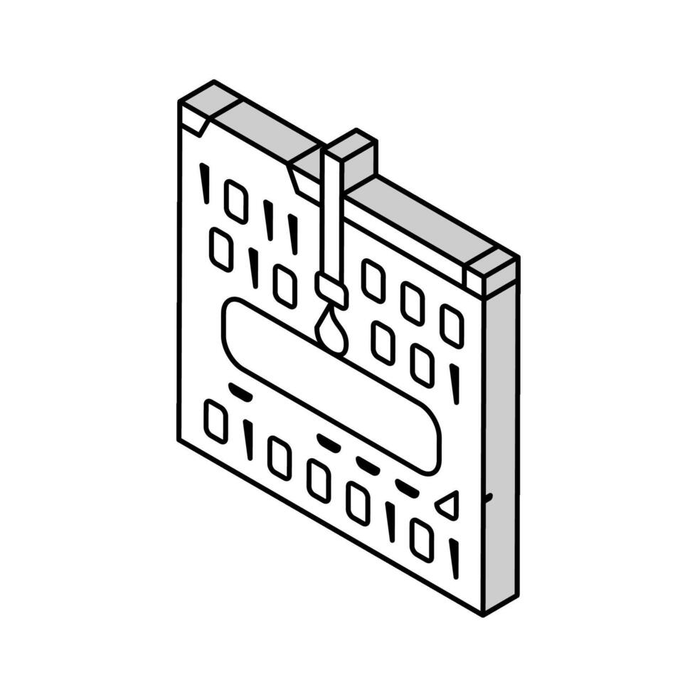 password stealing cyberbullying isometric icon vector illustration