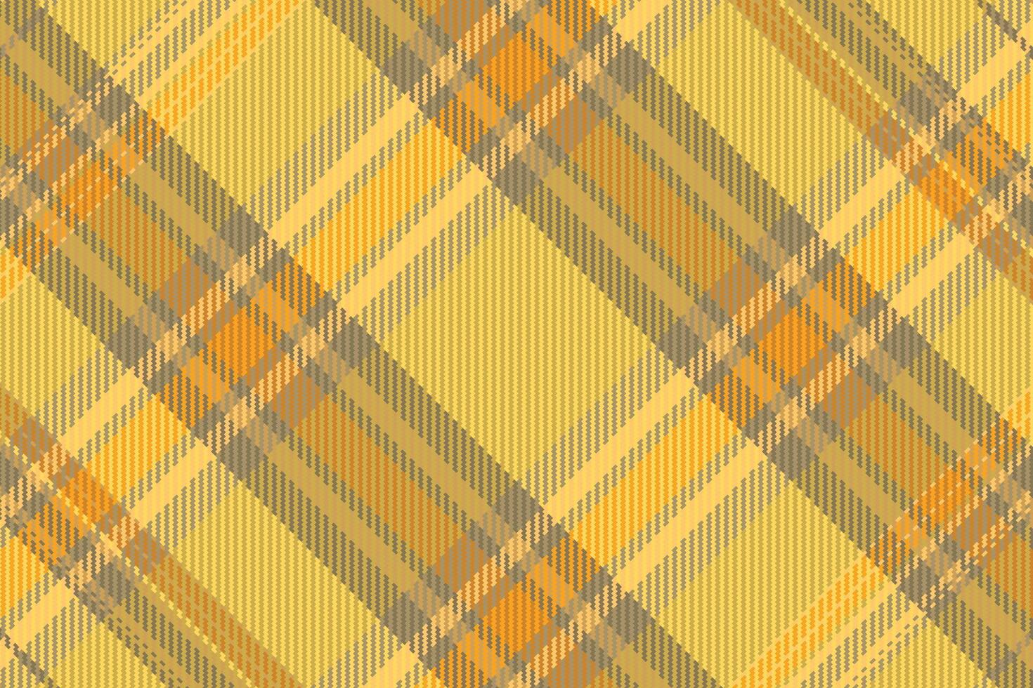 Tartan plaid pattern with texture and warm color. vector