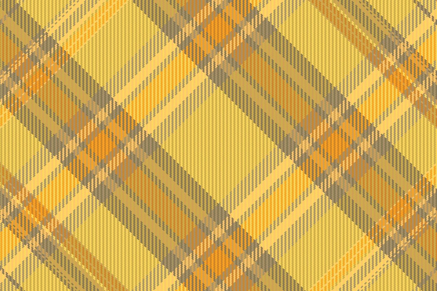 Tartan plaid pattern with texture and warm color. vector