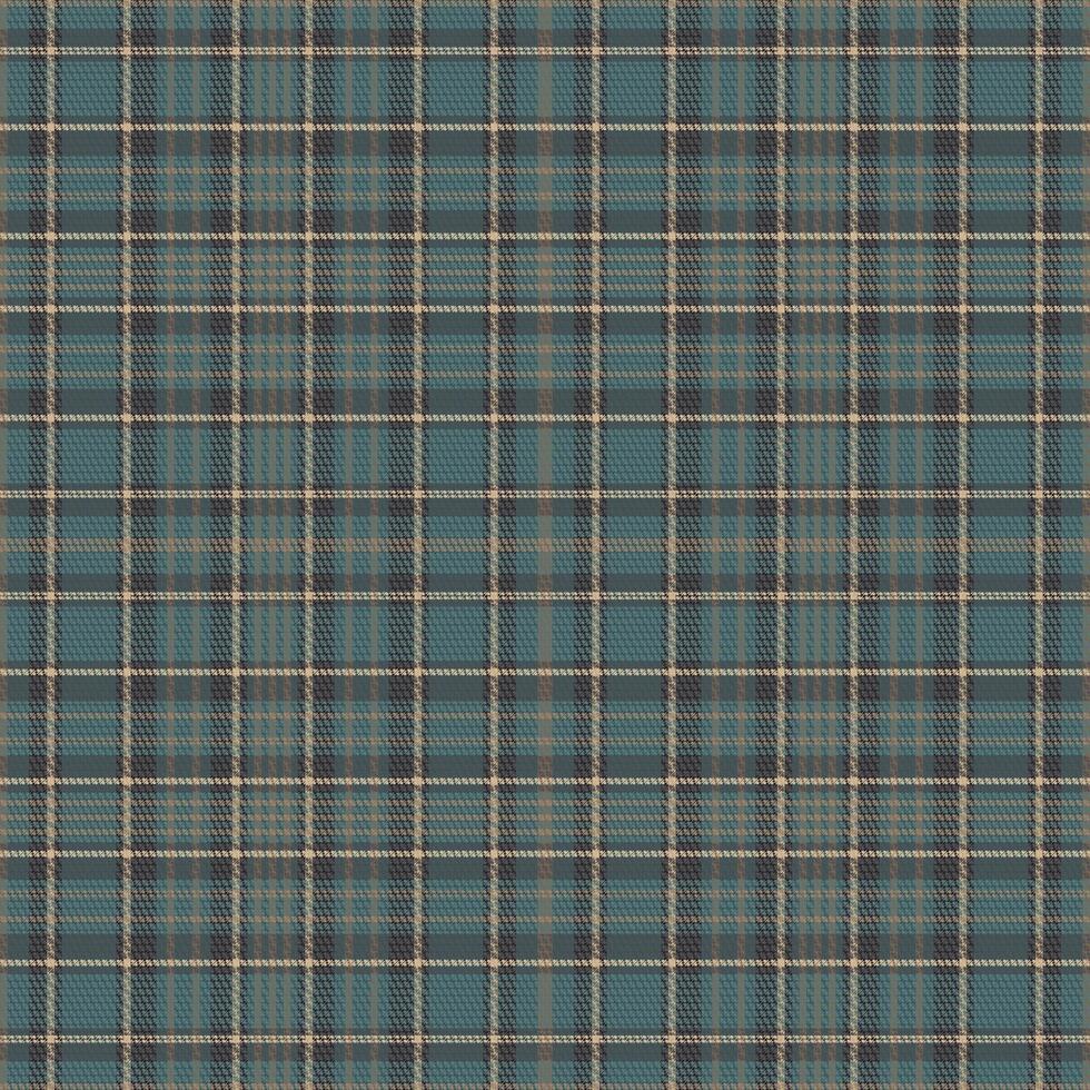 Tartan plaid pattern with texture and warm color. vector