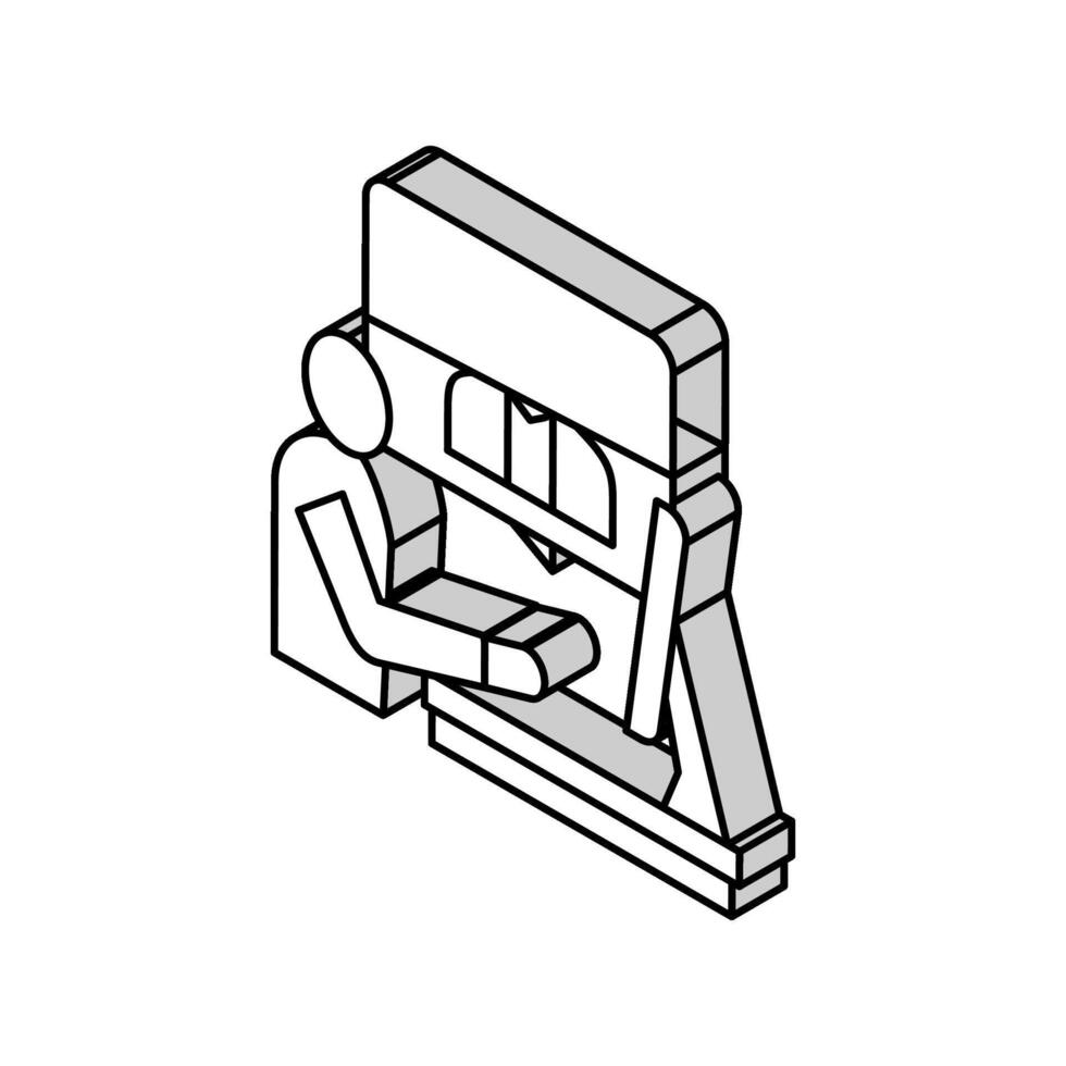 learning path online learning platform isometric icon vector illustration