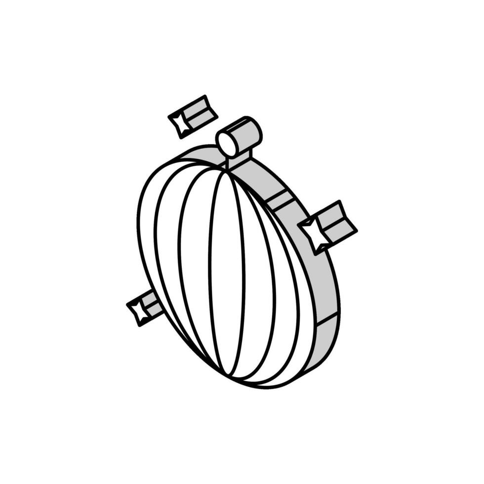 disco ball party isometric icon vector illustration