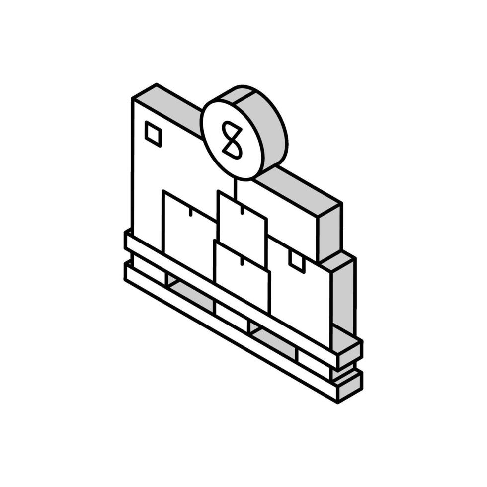 procurement service isometric icon vector illustration
