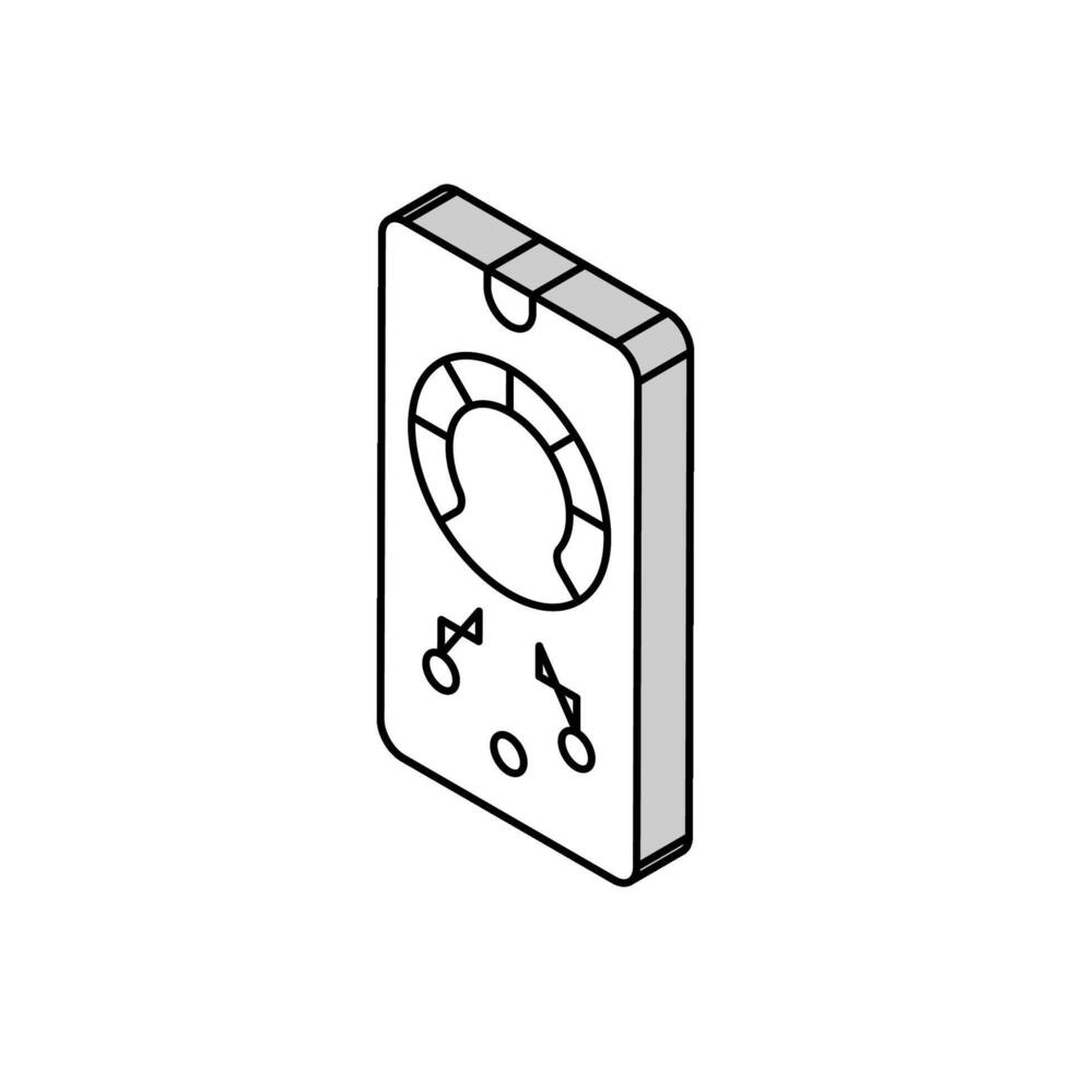 phone optimize app isometric icon vector illustration