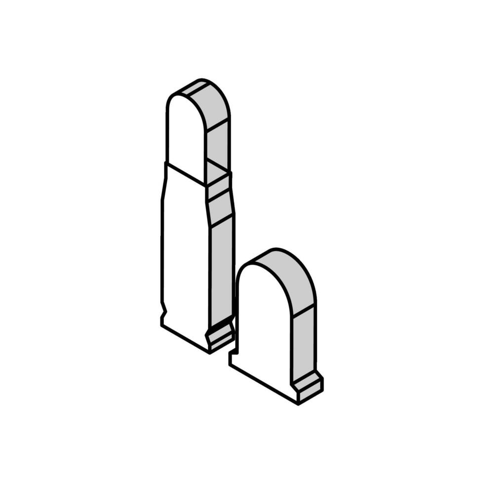 bullet types isometric icon vector illustration
