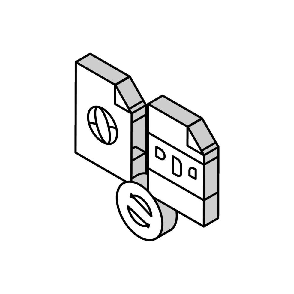 convertir web sitio página a pdf archivo isométrica icono vector ilustración