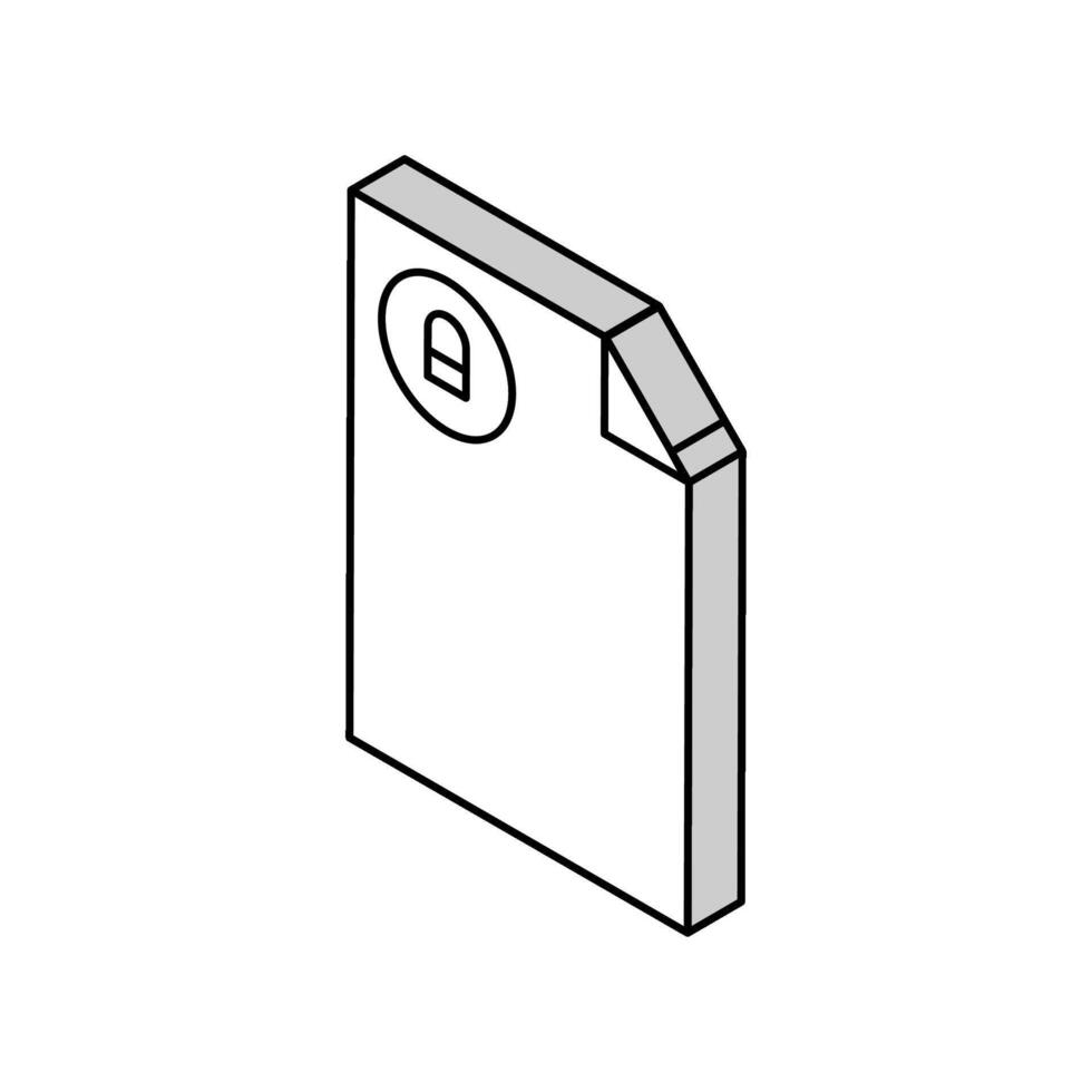 test perfect result isometric icon vector illustration