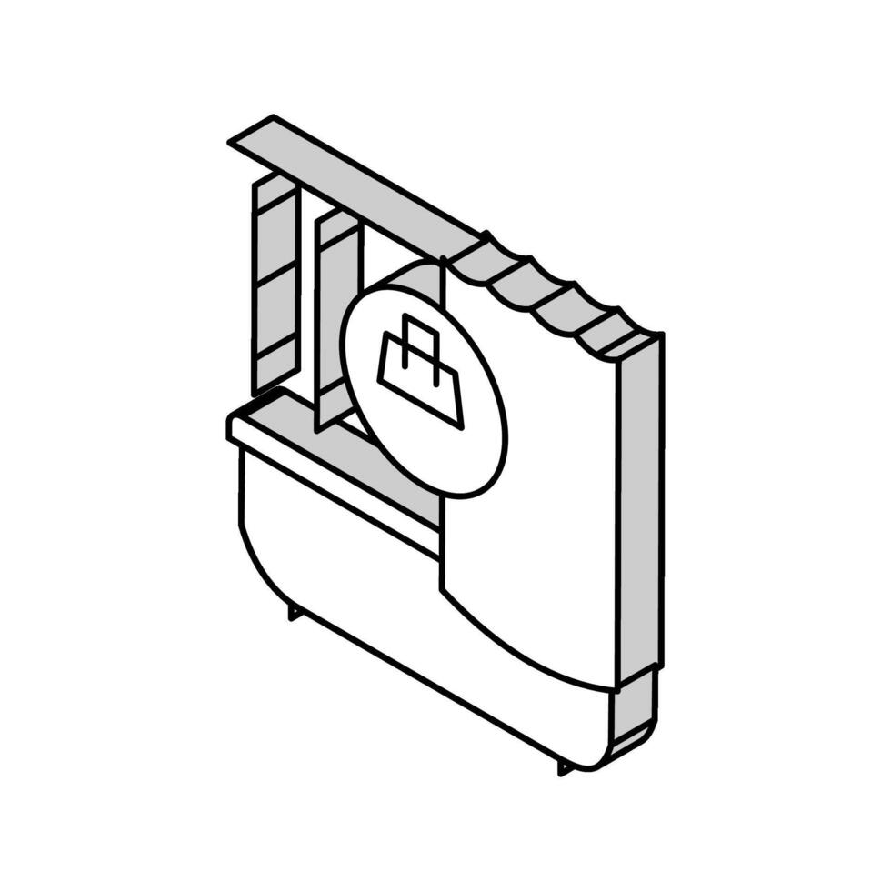 baño limpieza isométrica icono vector ilustración